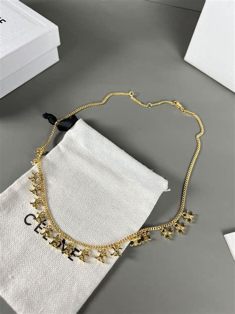 replica celine chain necklace